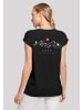 F4NT4STIC Extended Shoulder T-Shirt Discover the world in schwarz