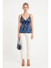 Alexa Dash Blouse in Dunkelblau