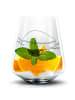 Mr. & Mrs. Panda Trinkglas Avocado Yoga ohne Spruch in Transparent