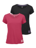H.I.S. Funktionsshirt in Schwarz/Koralle