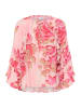 SAINT TROPEZ Kurzarm-Bluse PollyanaSZ Lockere Passform in Poppy Shaded Flower