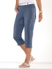 Sieh an! Capri-Hose in rauchblau