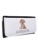 Mr. & Mrs. Panda Wallet Hund Dame mit Spruch in Weiß
