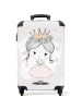 NoBoringSuitCases Suitcase Prinzessinnen-Illustration mit Herzen und