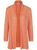 PETER HAHN Strickjacke Cotton in orange