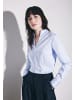 Seidensticker Kelchkragenbluse Slim in Hellblau