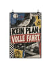 Mr. & Mrs. Panda Poster Fahrt wild Design mit Spruch in Weiß