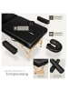 tectake 3 Zonen Massageliege-Set  218 x 102 x 90 cm, schwarz