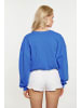 IZIA Damen Sweatshirt in Kobaltblau