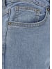 Urban Classics Urban Classics Damen Ladies Highwaist Straight Slit Denim Pants in tinted lightblue washed