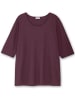 sheego 3/4-Arm-Shirt in burgund