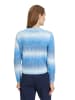 BETTY & CO Strickpullover mit Rundhalsausschnitt in Blue/ Dark-Blue