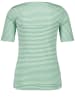 Gerry Weber T-Shirt 1/2 Arm in Grün/Ecru/Weiss Ringel