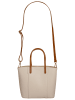 Samantha Look Handtasche echt Leder in beige