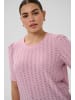 KAFFE curve T-Shirt kurzarm KCfransisca Regular fit in Mauve Shadows