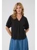 Cream Kurzarm-Bluse CRIrina Regular fit in Pitch Black