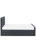 Beliani Doppelbett VALBONNE in Grau - (W) 171 x (H) 114 x (L) 216 cm