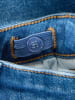 TWO SOON Jeansshorts in Medium Blue Denim