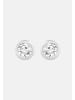 Ethische Diamanten Ohrringe aus 375 Weißgold mit Lab Grown Diamant