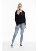 DreiMaster Damen Kapuzenpullover in Schwarz