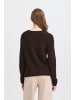 ICHI Strick-Cardigan langarm IHKAMARA Loose fit in Chocolate Torte