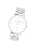 Oozoo Analog-Armbanduhr Oozoo Vintage Series silber groß (ca. 40mm)