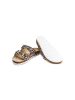 VITAFORM Veloursleder Pantoletten in leopard