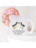 Mr. & Mrs. Panda Tasse Pinguin Liebe mit Spruch in Transparent