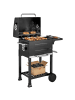 Outsunny Holzkohlegrill in Schwarz 75L x 59B x 94H cm