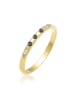 Elli DIAMONDS  Ring 375 Gelbgold Black Diamond, Verlobungsring in Gold