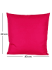 JACK Outdoor Kissen 40x40cm inkl. Füllung in Himbeere