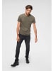 Bruno Banani T-Shirt in olivgrün-meliert