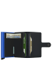 Secrid Matte Miniwallet - Geldbörse RFID 6.5 cm in black-blue