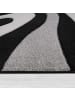 KADIMA DESIGN Teppich Kurzflor Abstrakt Wohnzimmer in Schwarz