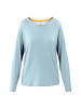 PiP Studio Tina Long Sleeve Top Thousand Leaves in Blau