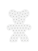 Hama Lochplatte Teddybär für Maxi-Stick in weiß