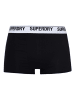 Superdry Boxershort 3er Pack in Schwarz/Grau/Weiß