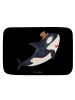 Mr. & Mrs. Panda Badezimmerteppich Orca Zylinder ohne Spruch in Schwarz