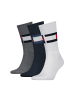 Tommy Hilfiger Socken 3er Pack in Weiß/Marine/Grau