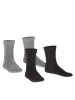 Falke Socken 2er Pack in Schwarz/Grau