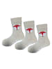 Yalion 3er-Set: Antirutschsocken Vollplüsch Fuchs in Beige 