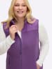 sheego Fleece-Weste in lila
