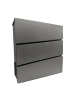 relaxdays Briefkasten in Anthrazit - (B)35,5 x (H)37,5 x (T)10,5 cm