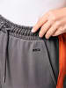 WITT WEIDEN Dehnbund-Hose in anthrazit-orange