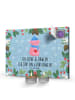 Mr. & Mrs. Panda adventskalender kerzen Schwein Glühwein mit Spruch in Eisblau