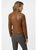 Ricano Damen Lederjacke Ciara in schönem Cognac