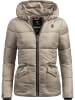 Navahoo Winterjacke Megan in taupe