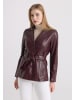 Felix Hardy Lederjacke in Bordeaux