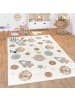 KADIMA DESIGN Kinderteppich waschmaschinenwaschbar Weltraum Kinderzimmer in Mehrfarbig
