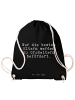 Mr. & Mrs. Panda Sportbeutel Nur die besten Eltern... mit Spruch in Schwarz